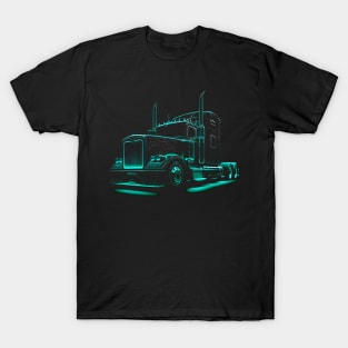 18 Wheeler Semi Truck Shirt for Truck Drivers Who Love OTR T-Shirt